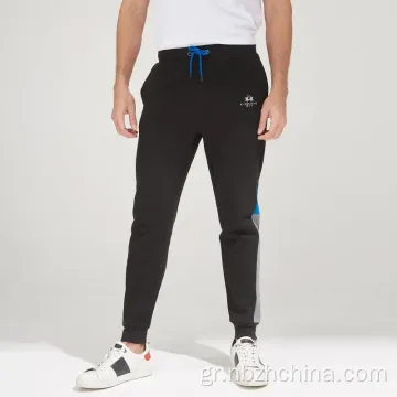 Mens Sport κέντημα και τυπωμένη κοπή παντελόνι jogger